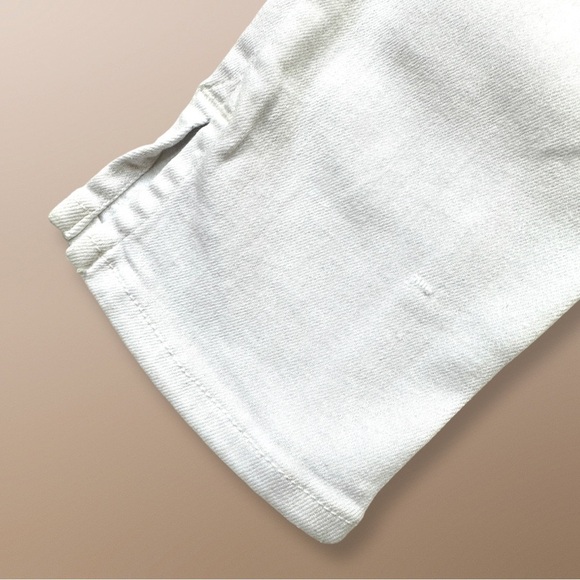 NWT $135 Rag & Bone 10 Inch Capri Jeans with Slit in White 28 - Picture 14 of 14